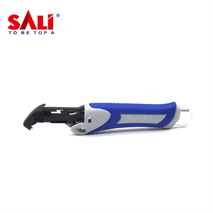 ABS+TPR retractable utility knife 1+3blade (4)