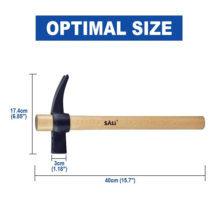 Italian Wooden Handle Claw Hammer